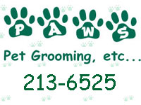 Paws Pet 
Grooming Etc