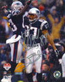 Deion Branch and David Givens signed autograph