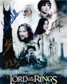 Lord of the Rings signed autographs